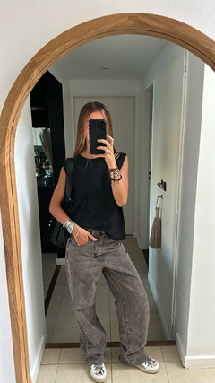 Remera Musculosa Negra - comprar online