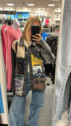 Campera Denim Parches - Ropaje