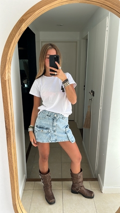 Pollera Cargo Denim en internet