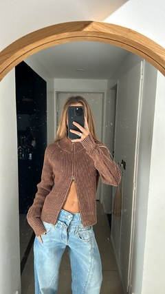 Cardigan Marron Gastado - tienda online