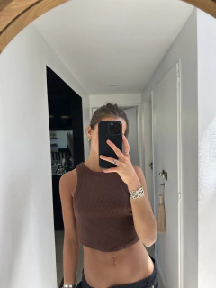 Top Marron - comprar online