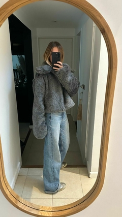Tapado Piel Gris - comprar online