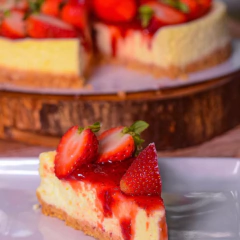 Cheesecake Assada - Morango - comprar online