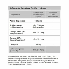 Omega 3 Aceite De Pescado Geonat - comprar online