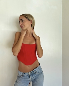 Corset cherry red - tienda online