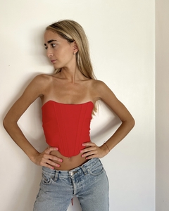 Corset cherry red - Spicy