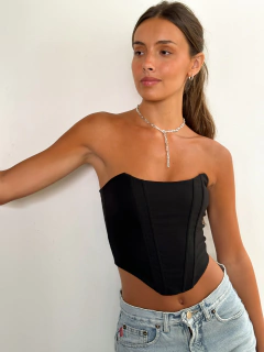 Corset black heart