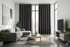Cortina Blackout Em Tecido Corta Luz 4,00x2,50 Sala E Quarto Varias Cores - loja online