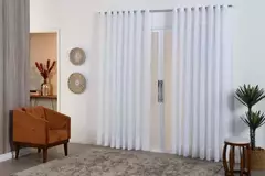 Cortina Gase de Linho sob Medida 5,40x5,90 Para Varão - comprar online