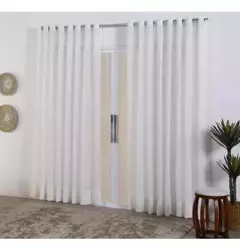 Cortina Gase de Linho sob Medida 5,40x5,90 Para Varão - loja online