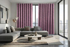 Cortina Jacquard Sala E Quarto 3,0m x 2,70m Em Tecido Florido Pra Varão na internet
