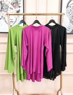 Vestido mullet curto manga flare - loja online