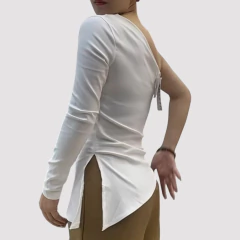 BLUSA UM OMBRO SÓ MANGA LONGA na internet