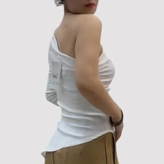 BLUSA UM OMBRO SÓ MANGA LONGA - Atemporal Soul
