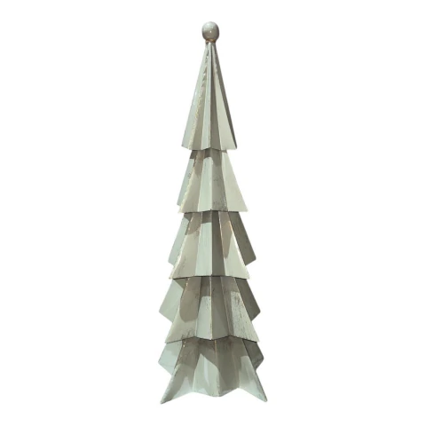 DECORACAO ARVORE COM CAMADAS DE METAL H.58 D.27 C5