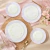 Aparelho de Jantar Porcelana New Bone 18 Peças Pólen Lilás - Brandani - Morada Madalena