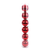 JOGO COM 6 BOLAS EM TUBO VERMELHO 10CM