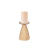 Castiçal Voluta Cup Cinamomo Âmbar 15 x 45cm