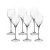 6 TACAS DE CRISTAL P/ CHAMPAGNE NOUVEAU 260ML STRAUSS