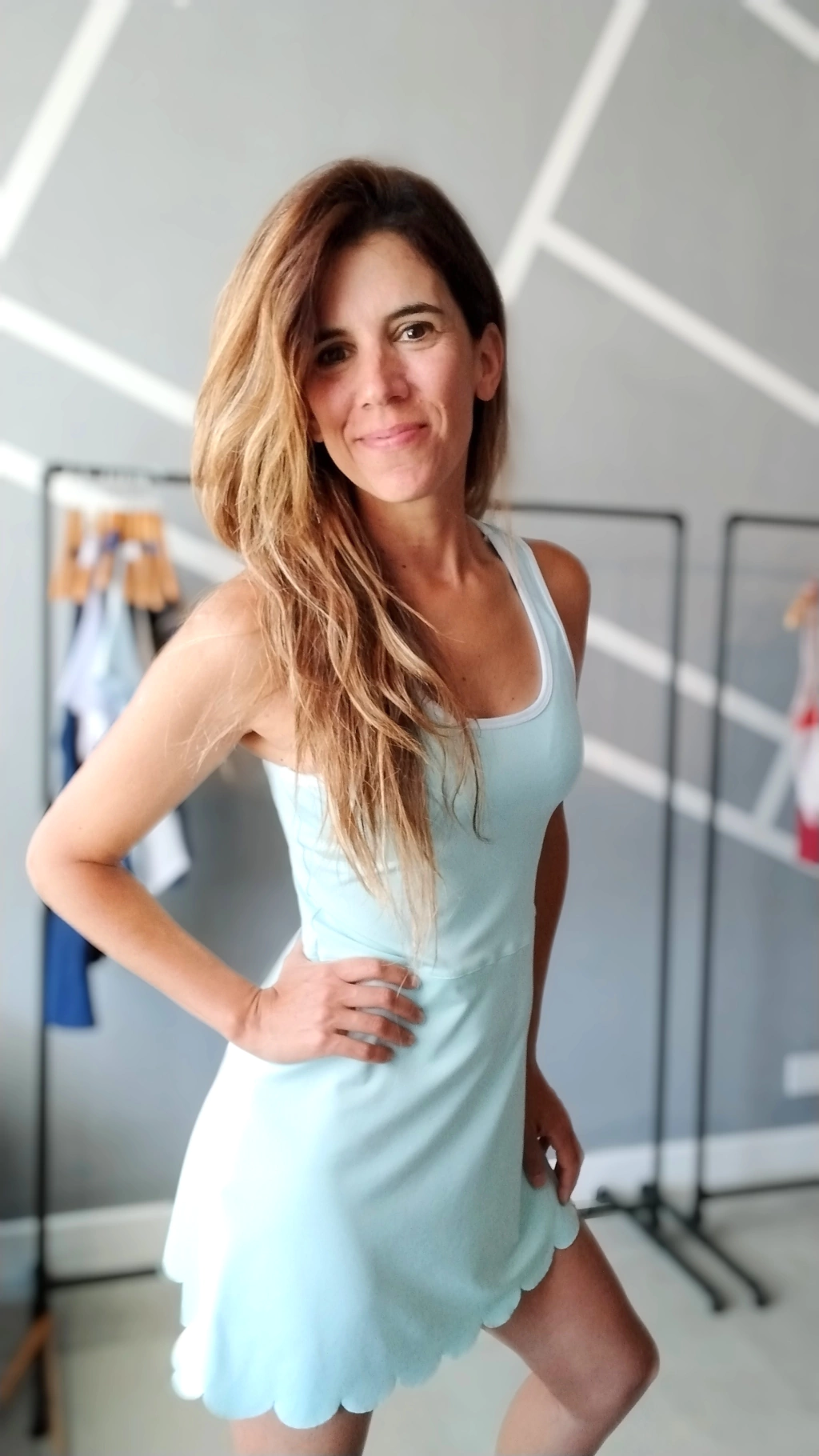 Vestido Ondita Aqua
