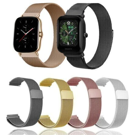 Malla Apple Watch perno metalizada 22mm