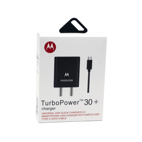 Cargador Motorola Tipo C - TurboPower 30+