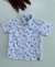 CAMISA M.CURTA INFANTIL BRANCA STAMPA BARCO 4/6/8 - comprar online