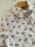 CAMISA M.CURTA INFANTIL BRANCA STAMPA COQUEIRO 4/6/8 - Pibiti