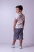 CAMISA M.CURTA INF. FOLHAS BRANCO 4/6/8 - comprar online