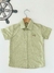 CAMISA M.CURTA INF. VERDE CHA C/BORDADO 4/6/8 na internet