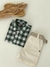 CAMISA MC XADREZ VERDE BABY ( FIO TINTO ) - comprar online