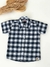 CAMISA MC XADREZ MARINHO BABY ( FIO TINTO ) na internet