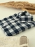 CAMISA MC XADREZ MARINHO BABY ( FIO TINTO )