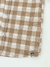 CAMISA INF. M.CURTA XADREZ BAMBU 4/6/8 (FIO TINTO) - Pibiti