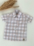 CAMISA MC XADREZ CANELA BABY ( FIO TINTO ) na internet