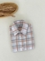 Imagem do CAMISA MC XADREZ CANELA BABY ( FIO TINTO )