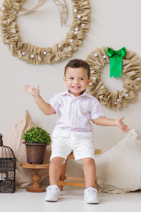 CAMISA CURTA ROSE LISTRAS 1/2/3 - comprar online