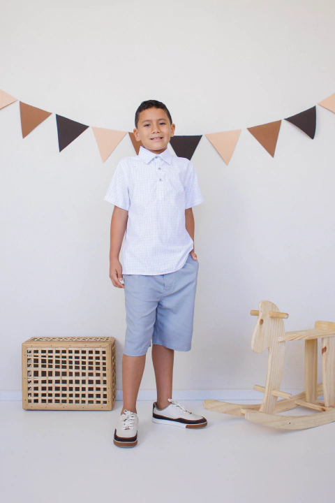 BATA MC MINI XADREZ ATEMPORAL CINZA NIQUEL (1/2/3) - comprar online