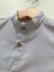 CAMISA M.LONGA INF. LISTRAS FINAS CINZA MEDIO 4/6/8 - Pibiti