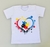 CAMISA MALHA INF. Q.C CORAÇÃO BRANCO 4/6/8