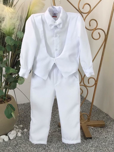 CONJUNTO FRAQUE SOCIAL BRANCO