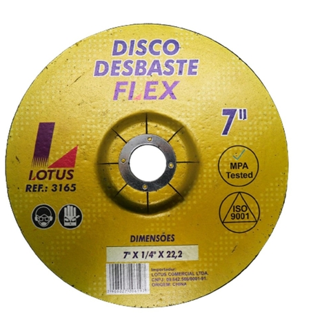 Disco de Desbaste 7" 180x6,4x22,23 Lotus