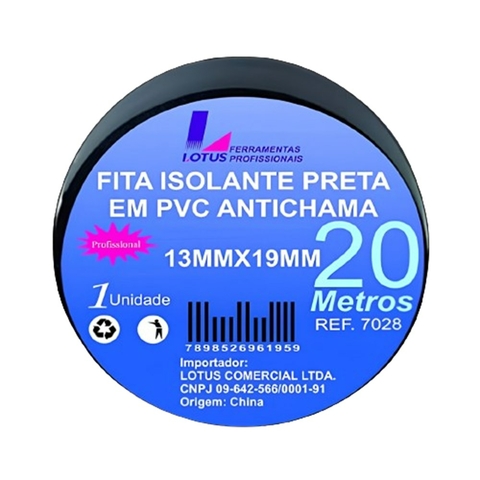 Fita Isolante 13X19 20M Lotus