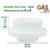 Isolador de Gás Lens Leve para Tocha Tig 17/18/26