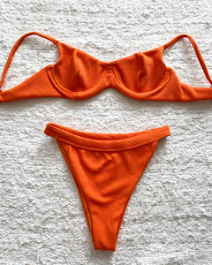 Biquíni Malibu Hot Pants Cavado Laranja - loja online