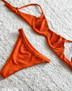 Biquíni Malibu Hot Pants Cavado Laranja na internet