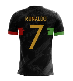 CAMISETA PORTUGAL BLACK FRANJA Artemix CAX-1167 - comprar online