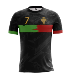 CAMISETA PORTUGAL BLACK FRANJA Artemix CAX-1167