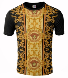REMERA MODA DISEÑO ARTE VERSACE NEGRO ARTEMIX AX-0114 - comprar online