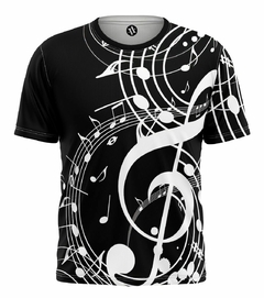 REMERA CLAVE DE SOL NEGRA ARTEMIX AX-1152